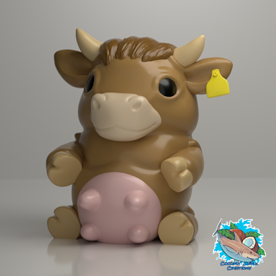 Female cow render